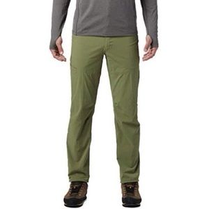 Mountain Hardwear Men's Logan Canyon Green Pant Size 34/34